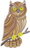 Owl Embroidery Design