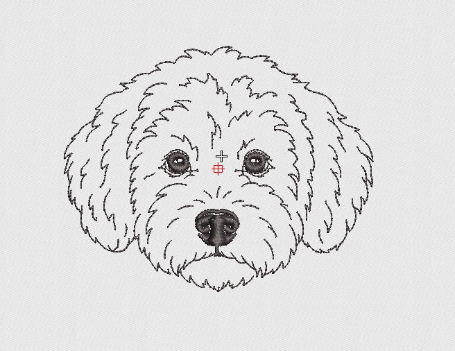 Dog Embroidery Design