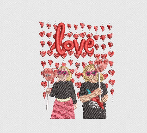 Girl Embroidery Design