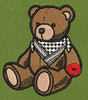 Teddy Set Brown Embroidery Design