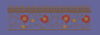Ornate Red Floral Vine Border Embroidery Design