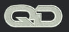 Stylized QD Lettering Embroidery Design