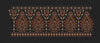 Floral Border Golden With Black Embroidery Design