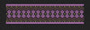 Floral Border Purple Dot Flower Embroidery Design