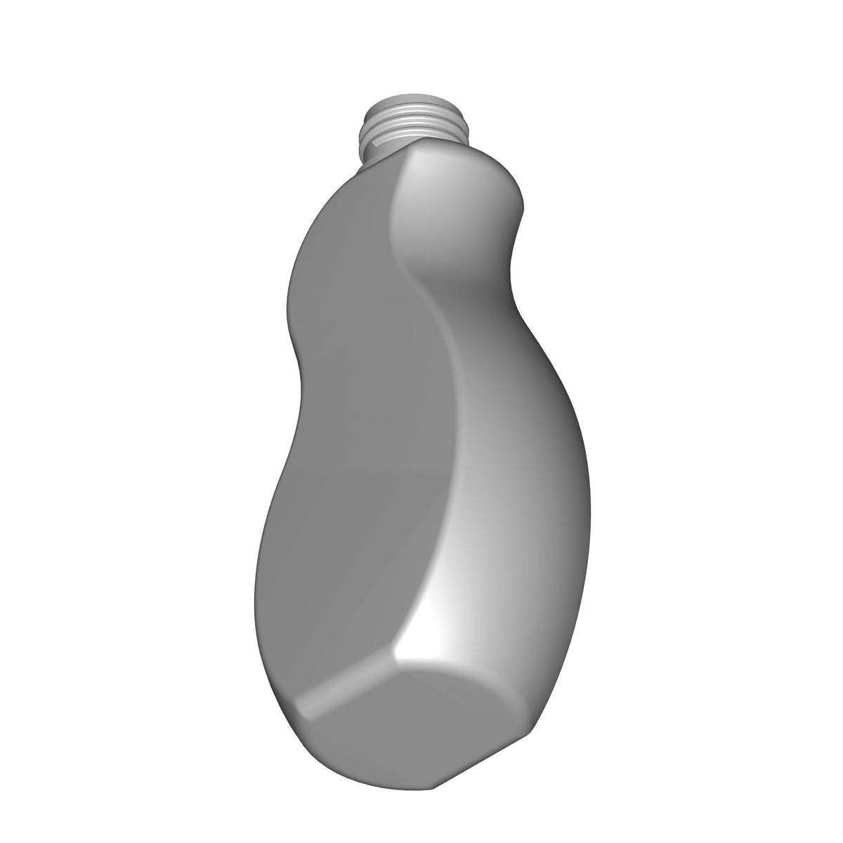 Curved 250 Ml Container Cup Print STL File