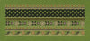 Floral Jacquard Woven Golden and Black Embroidery Design