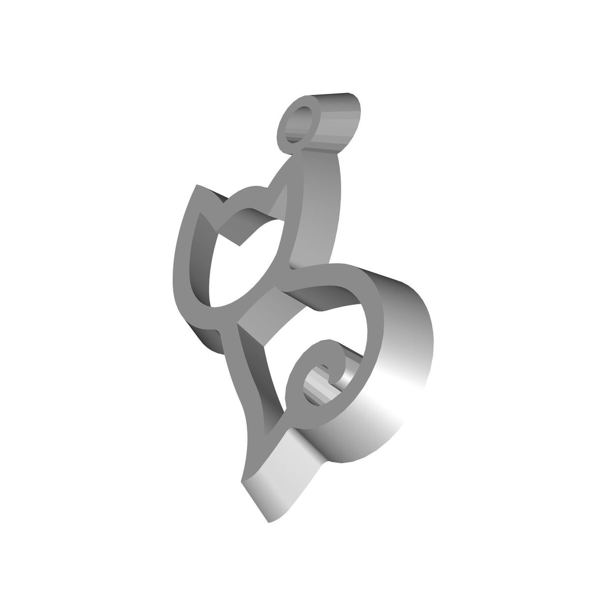 Cat Pendant Print STL File