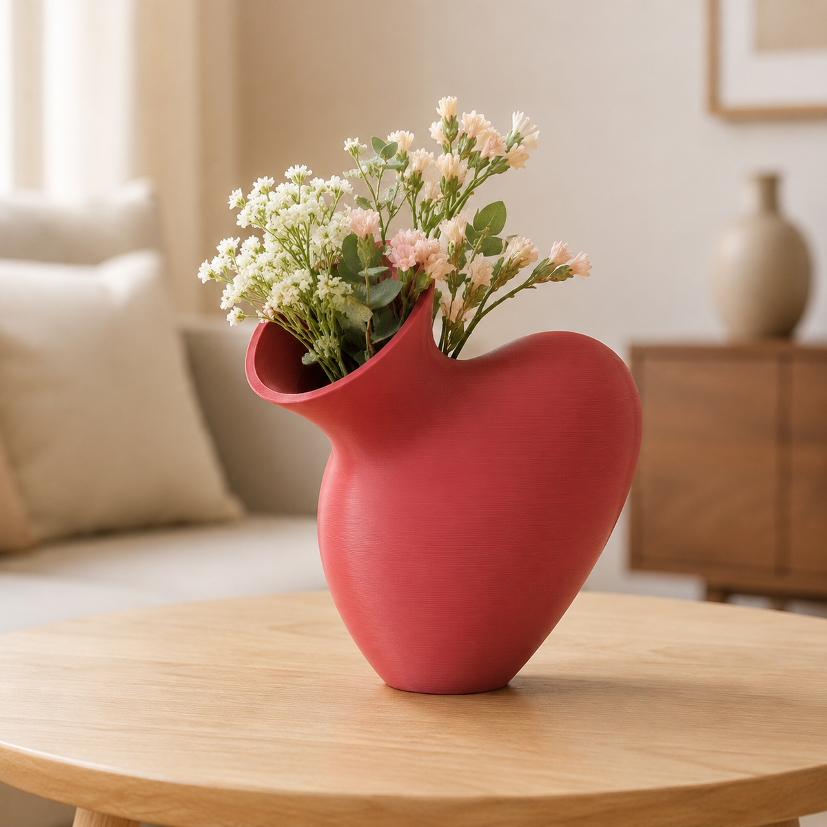 Heart Shaped 3D Decor Print STL File