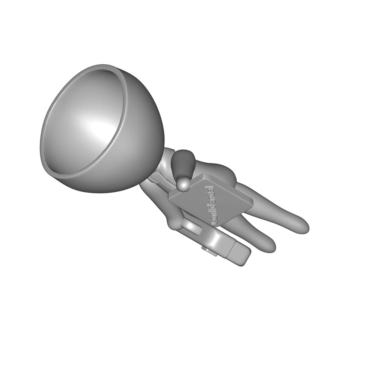Character Planter Processinho Pose Print STL File