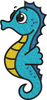 Seahorse Embroidery Design