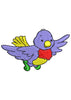 Sparrow Embroidery Design