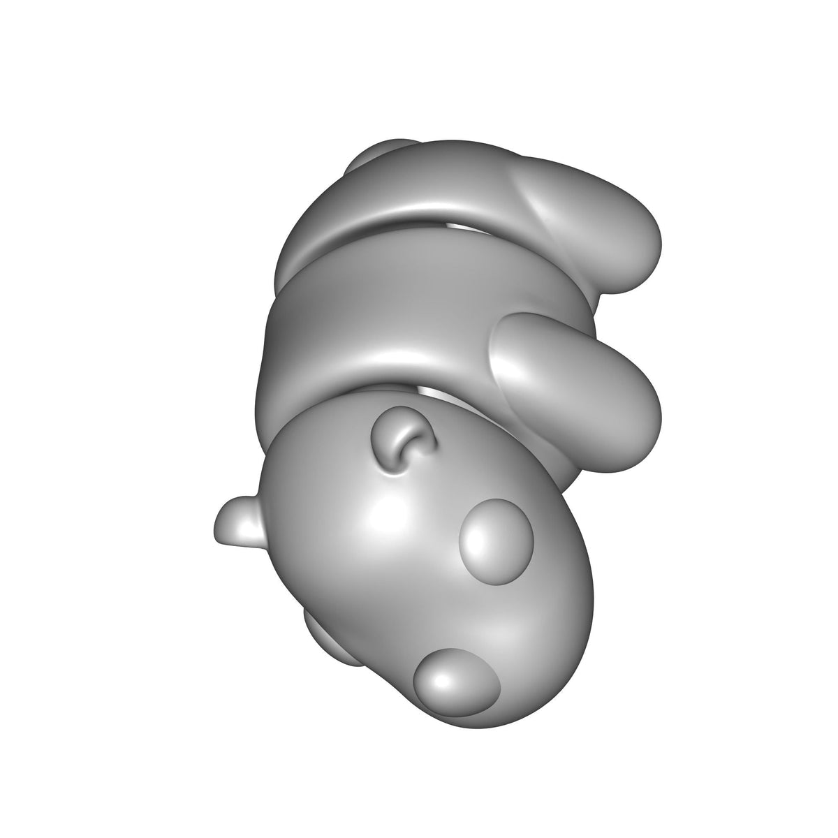 Baby Rhino Figurine Print STL File