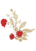 Flower Two Tone Embroidery Design