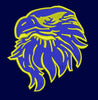 Soaring Eagle Mascot Embroidery Design