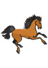 Running Horse Embroidery Design