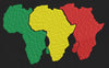 African Continent Pan African Map Embroidery Design