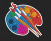 Painting Palette Embroidery Design