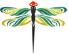 Dragon Fly Embroidery Design