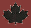 Black Leaf Embroidery Design