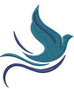 Blue Bird Embroidery Design