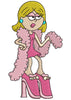 Fashion Girl Embroidery Design