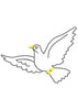 Pigeon Embroidery Design