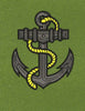 Silver Wooden Anchor Embroidery Design