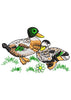 Ducks Embroidery Design