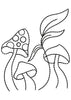 Mushroom Embroidery Design