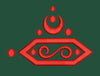 Red Stylized Design Embroidery Design