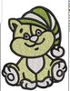 Cat Embroidery Design