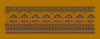Fan Floral Lattice Zigzag Border Embroidery Design