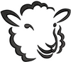 Sheep Face Embroidery Design