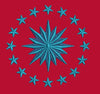 Celestial Ring of Stars Embroidery Design