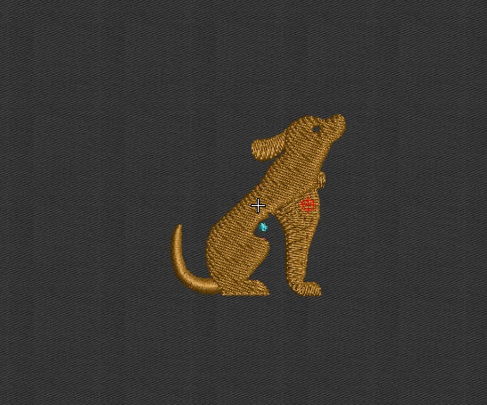 Dog Embroidery Design