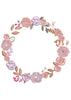 Wreath Spring Embroidery Design