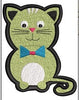 Cat J Embroidery Design