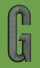 Letter G Embroidery Design