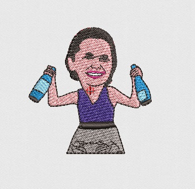 Girl Embroidery Design
