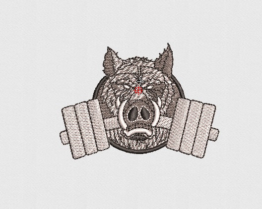 Pig Embroidery Design