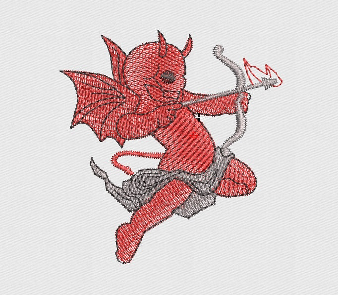 Monster Embroidery Design