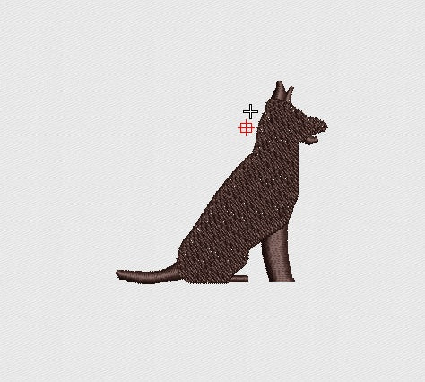 Dog Embroidery Design