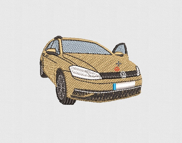 Car Embroidery Design