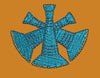 Triple Bugle Emblem Embroidery Design