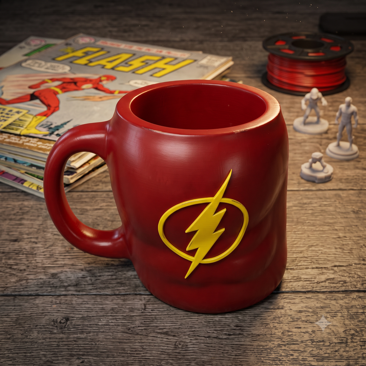 Flash Superhero Mug Print STL File