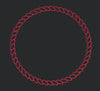 Braided Circular Border Embroidery Design