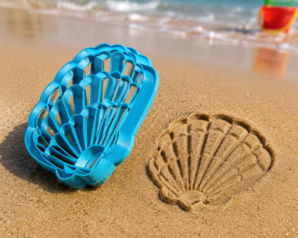 Oyster Shell Decorative Model Print STL File