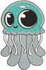 Jellyfish Embroidery Design