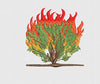 Fire Embroidery Design