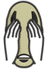 Blind Face Embroidery Design